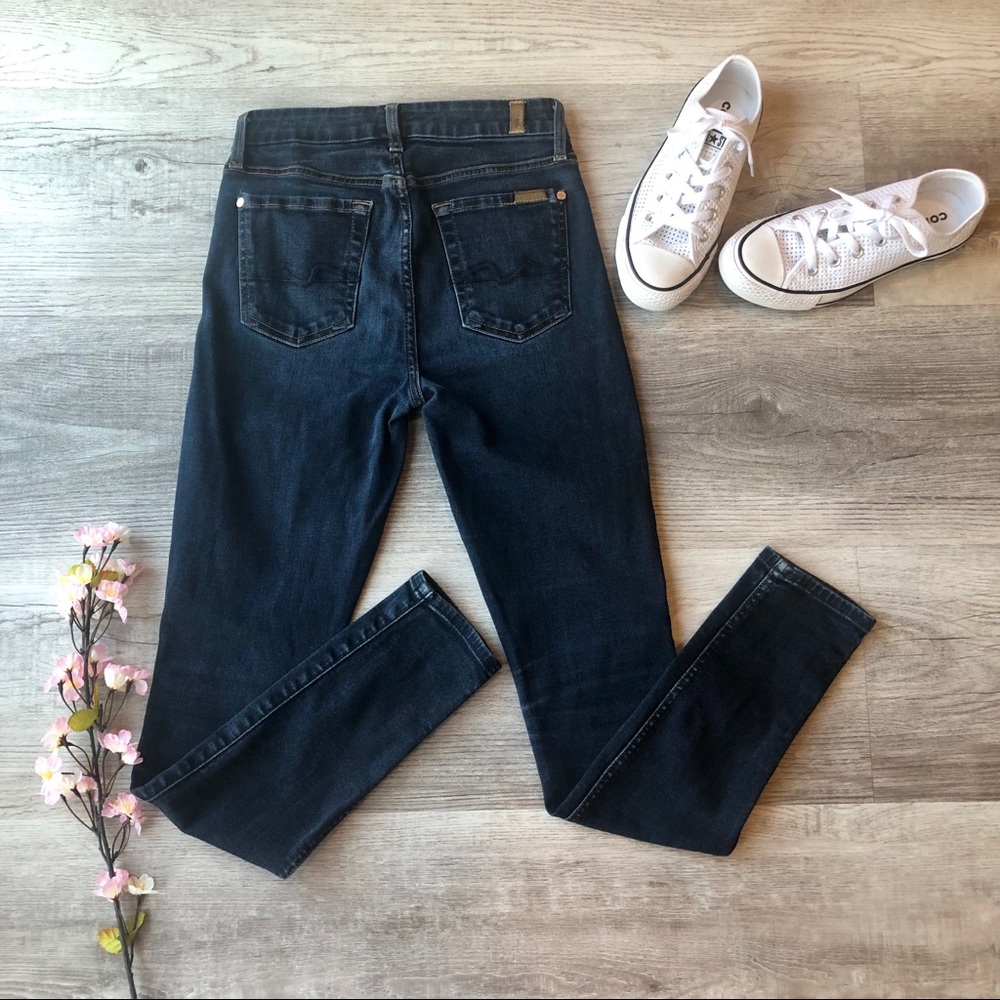 7 Foll Al Mankind | The Mid Rise Skinny Jeans